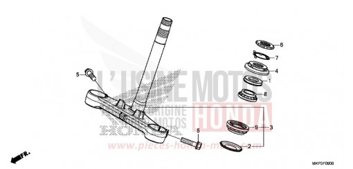 PIANTONE STERZO CBR500RAN di 2022